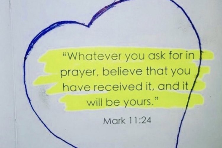 - Mark 11:24