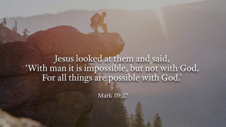 Mark 10:27